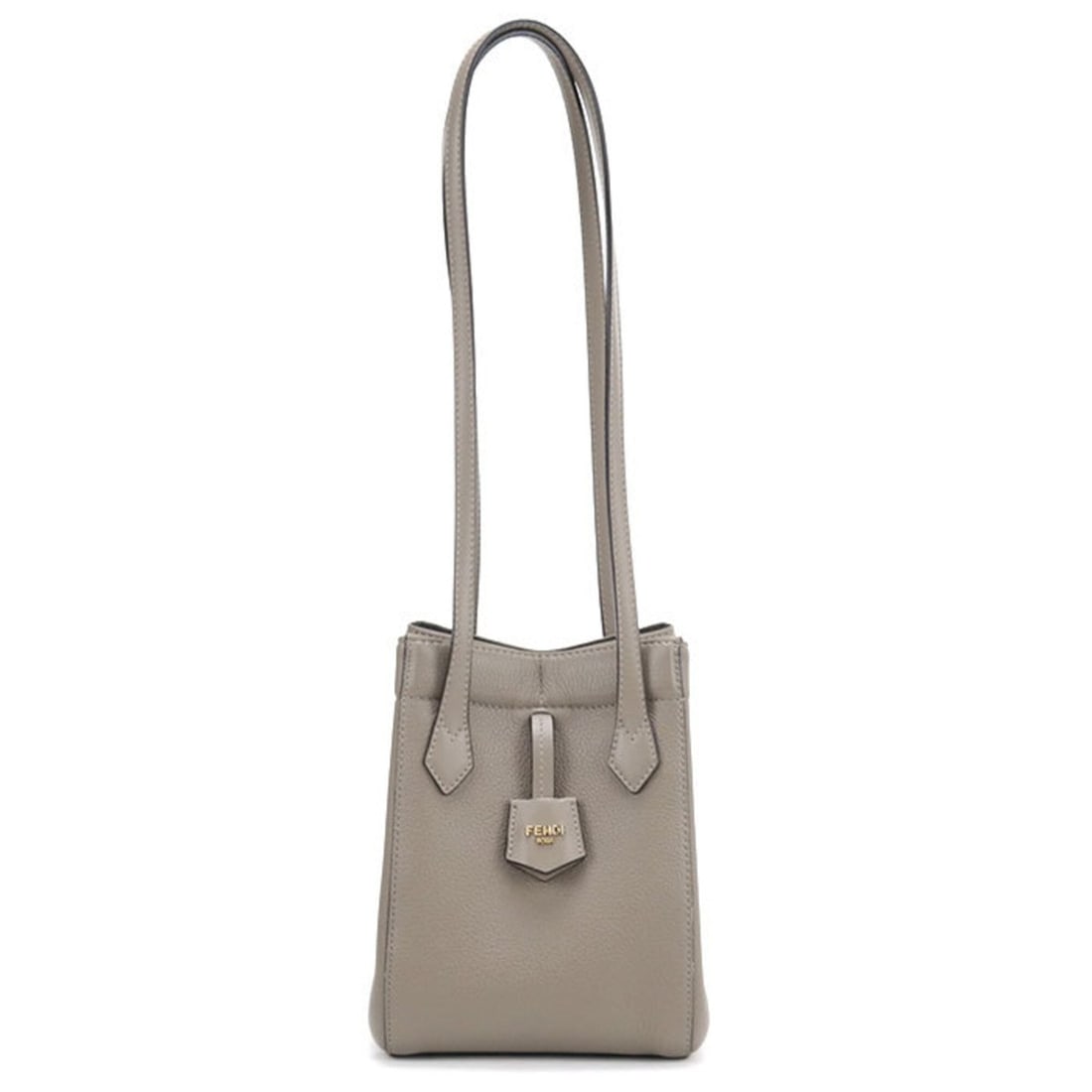 FENDI shoulder bag 8BS083 APZA Origami Mini Women's Gray: --- Catalog ---Category: SizeSize (HxWxD): 19.5cm x 14cm x 14cm / 7.67'' x 5.51'' x 5.51''Category: DesignType: Shoulder bagColor: GrayGender: WomenMaterial: Leather Hardware Color: GoldLeather/Fur Ty