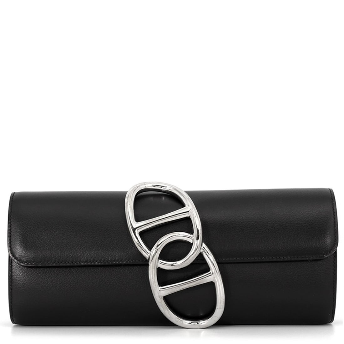 Hermes clutch bag, Pochette Ege, black, evergrain, X stamp, HERMES, handbag, HERMES: --- Catalog ---Category: SizeSize (HxWxD): 10.5cm x 25cm x 4.5cm / 4.13'' x 9.84'' x 1.77''Category: DesignType: Clutch bag, PochetteColor: BlackGender: Men,WomenMaterial: Leather Category: GeneralBra