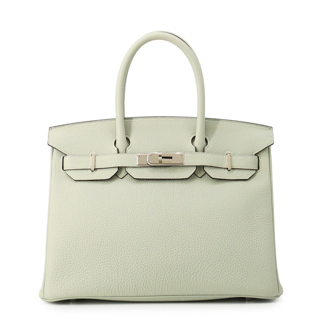 Hermes Birkin 30 Gris Neve Togo B stamp HERMES handbag women's: --- Catalog ---Category: SizeSize (HxWxD): 24cm x 30cm x 15.5cm / 9.44'' x 11.81'' x 6.1''Category: DesignType: HandbagColor: GreenGender: WomenMaterial: Togo leather Category: GeneralBrand: HermesCou