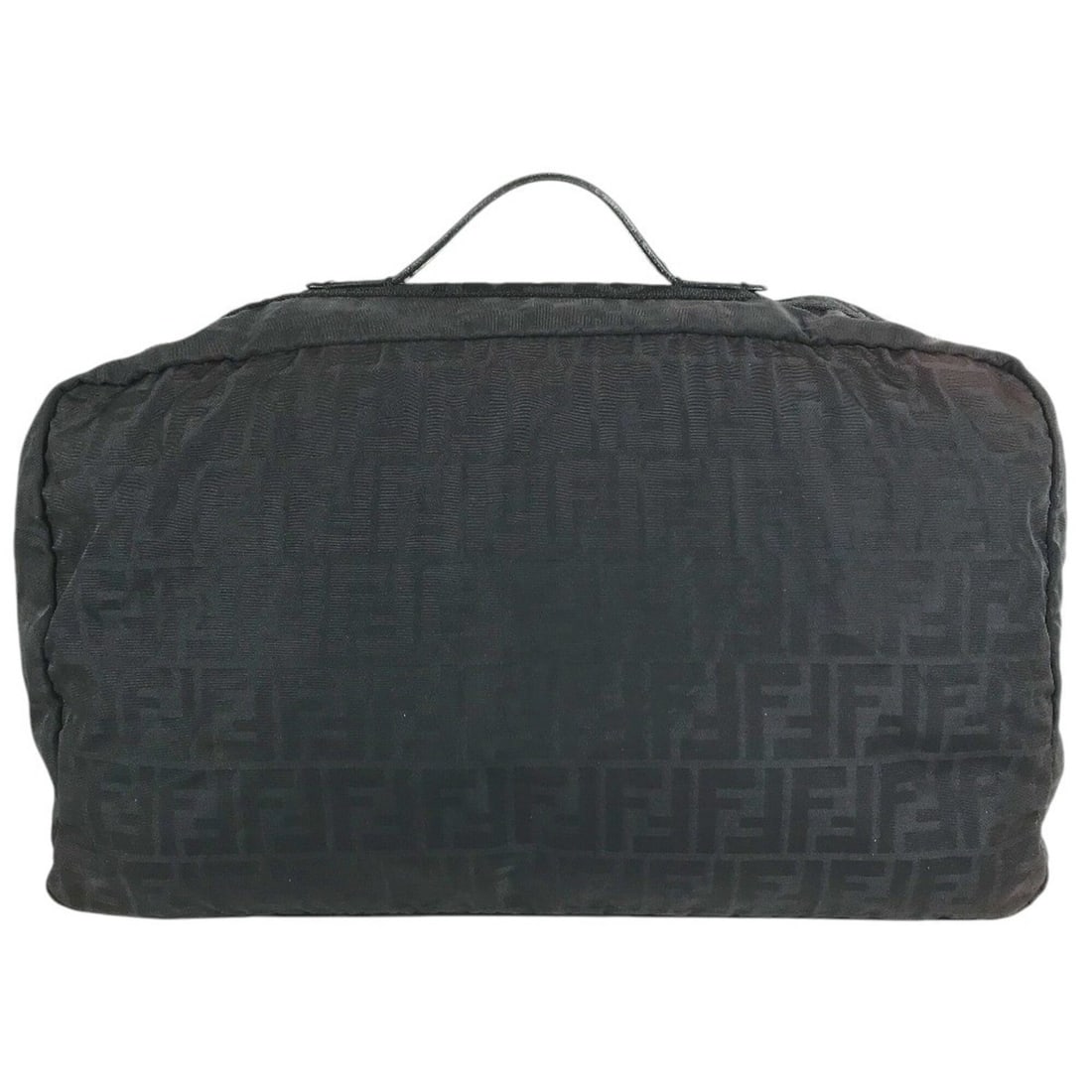 FENDI FF Logo Zucca Bag 2-Way Boston Nylon Men's Women's Black: --- Catalog ---Category: SizeSize (HxWxD): 31.5cm x 41cm x 20cm / 12.4'' x 16.14'' x 7.87''Category: DesignType: Boston bagColor: BlackGender: Men,Women,UnisexClosure: ZipperMaterial: Nylon Category: 