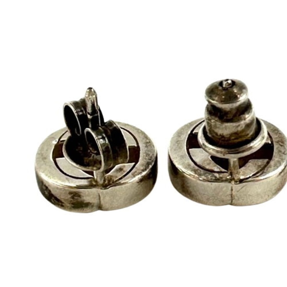 GUCCI Interlocking Ag925 Earrings, Silver - 5