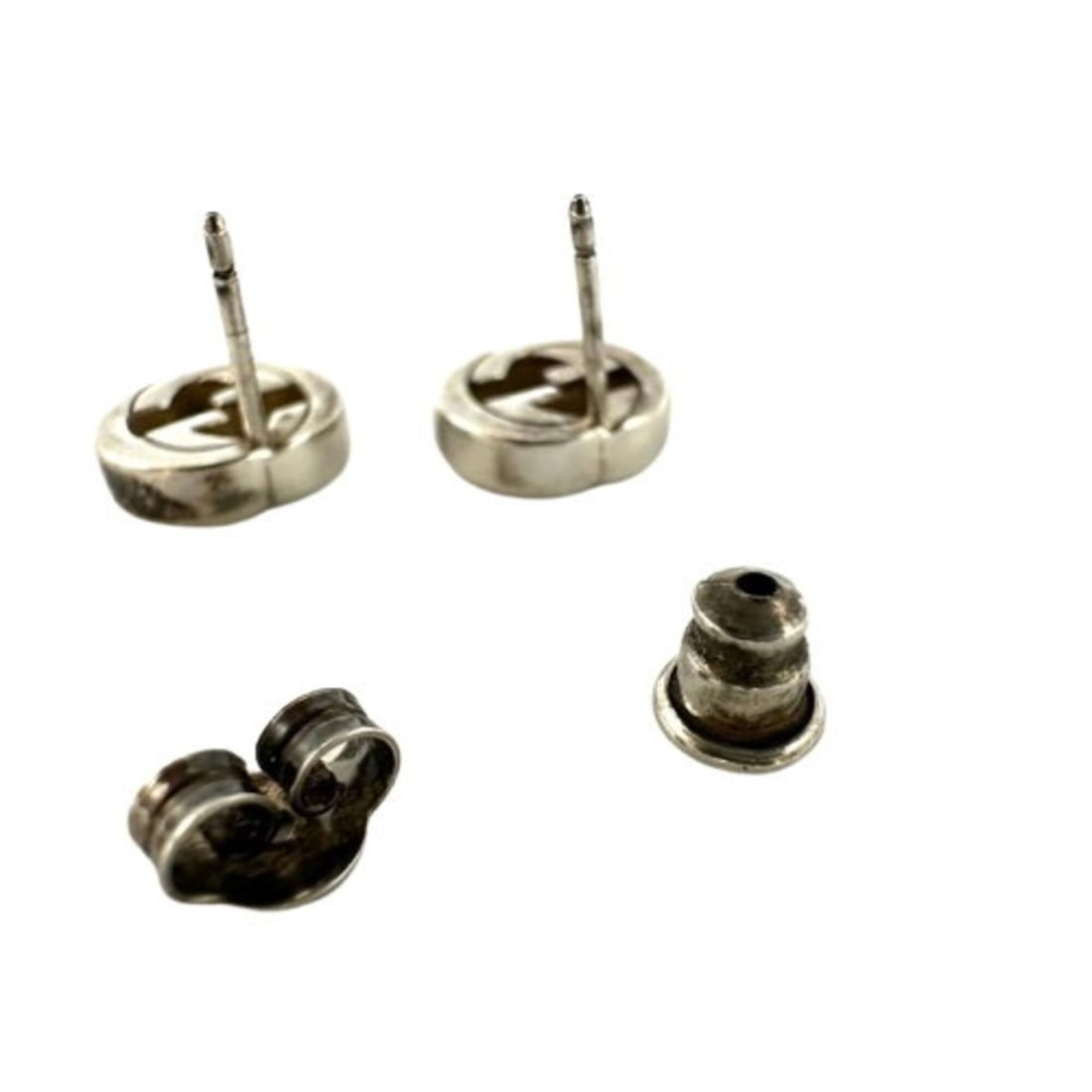 GUCCI Interlocking Ag925 Earrings, Silver - 7