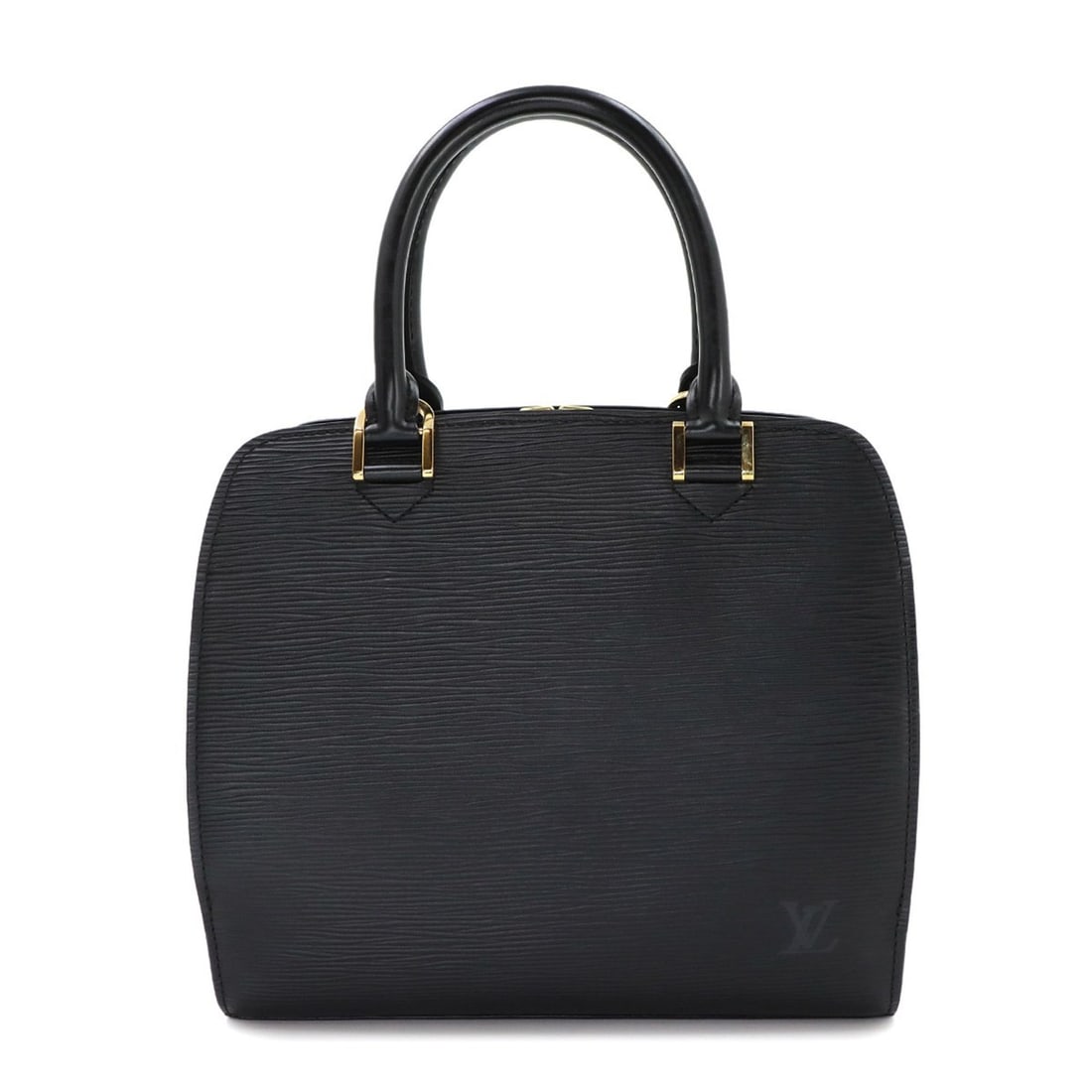 Louis Vuitton Epi Pont Neuf Handbag, Leather, Noir (M52052), Gold Hardware: --- Catalog ---Category: SizeSize (HxWxD): 22.5cm x 24.5cm x 11cm / 8.85'' x 9.64'' x 4.33''Category: DesignType: HandbagColor: NoirGender: WomenMaterial: Epi leather Category: GeneralMPN: M52052Brand