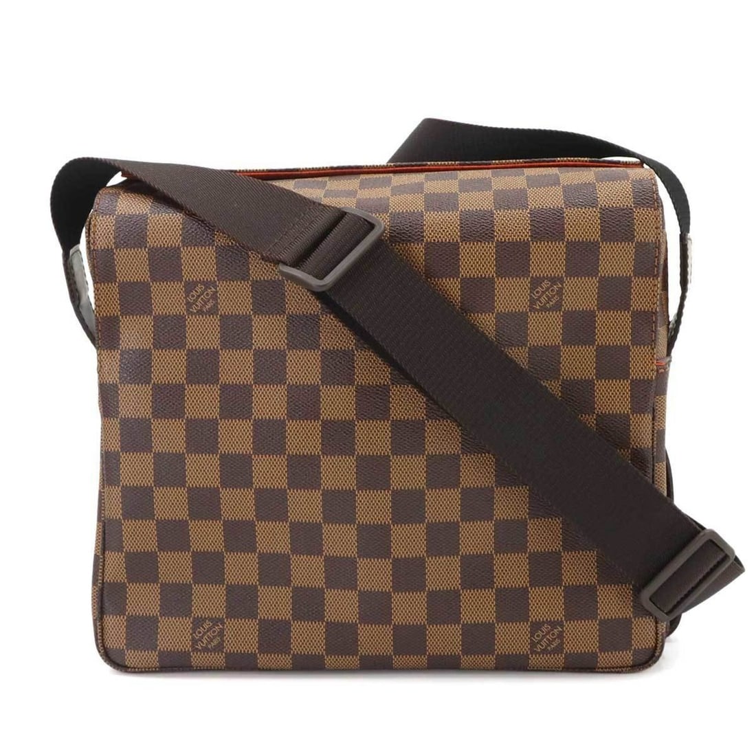Louis Vuitton Damier Naviglio Shoulder Handbag, Ebene Brown, N45255, Gold Hardware.: --- Catalog ---Category: SizeSize (HxWxD): 24cm x 27.5cm x 15cm / 9.44'' x 10.82'' x 5.9''Category: DesignType: Shoulder bagColor: Brown, Damier Canvas, EbeneGender: WomenMaterial: Damier Canvas Categ