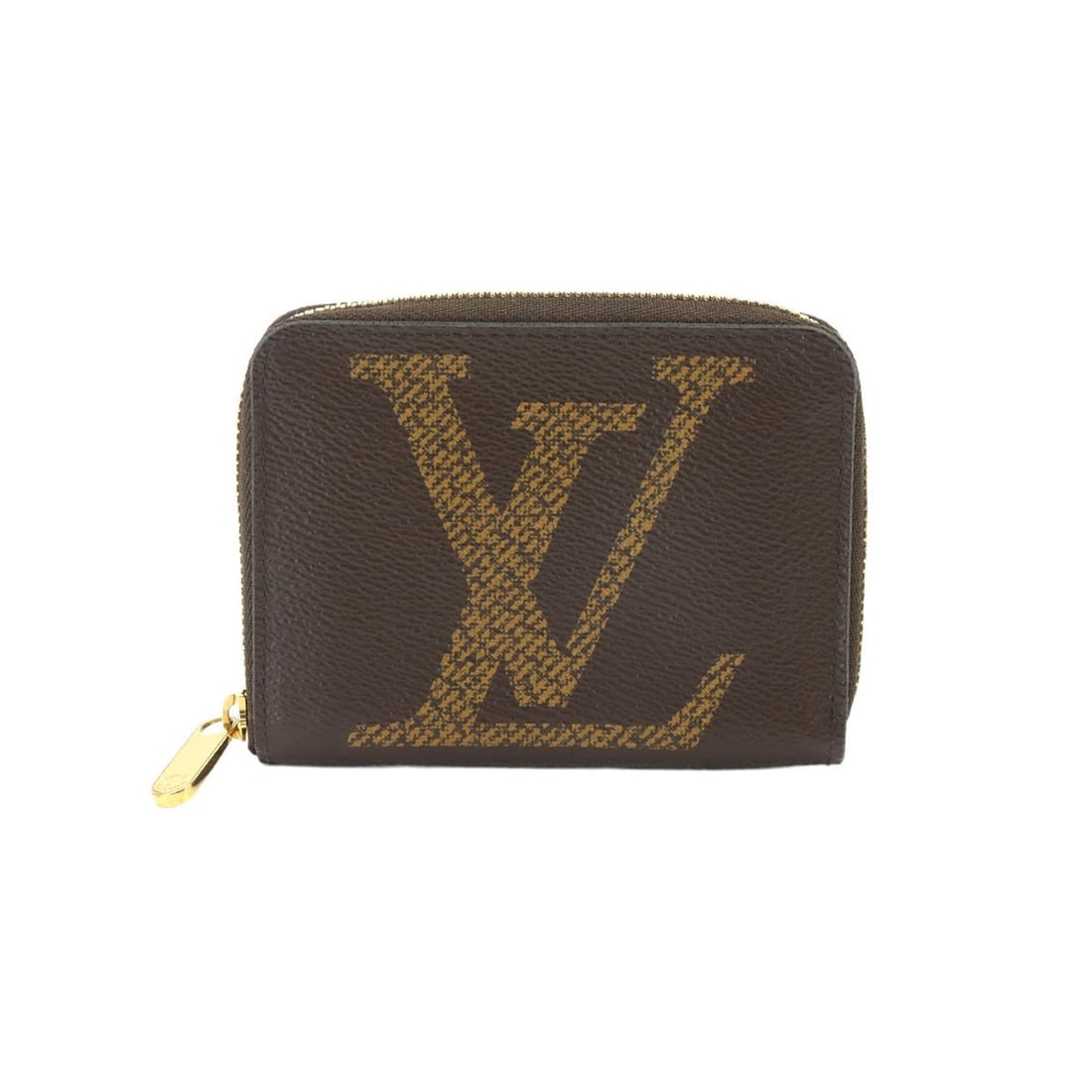 Louis Vuitton Monogram Giant Zippy Coin Purse (Wallet/Coin Case) Brown M69354: --- Catalog ---Category: SizeSize (HxWxD): 8.5cm x 11cm x 2cm / 3.34'' x 4.33'' x 0.78''Category: DesignType: Coin purse/coin caseColor: Brown, MonogramGender: WomenMaterial: Monogram Category: