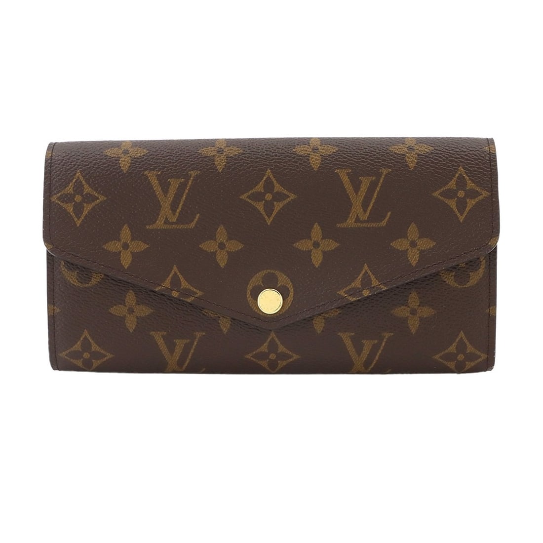 Louis Vuitton Monogram Portefeuille Sarah Bi-fold Long Wallet Brown M60531 RFID: --- Catalog ---Category: SizeSize (HxWxD): 10.5cm x 19cm x 2.5cm / 4.13'' x 7.48'' x 0.98''Category: DesignType: Long wallet (bi-fold)Color: Brown, MonogramGender: WomenMaterial: Monogram Category:
