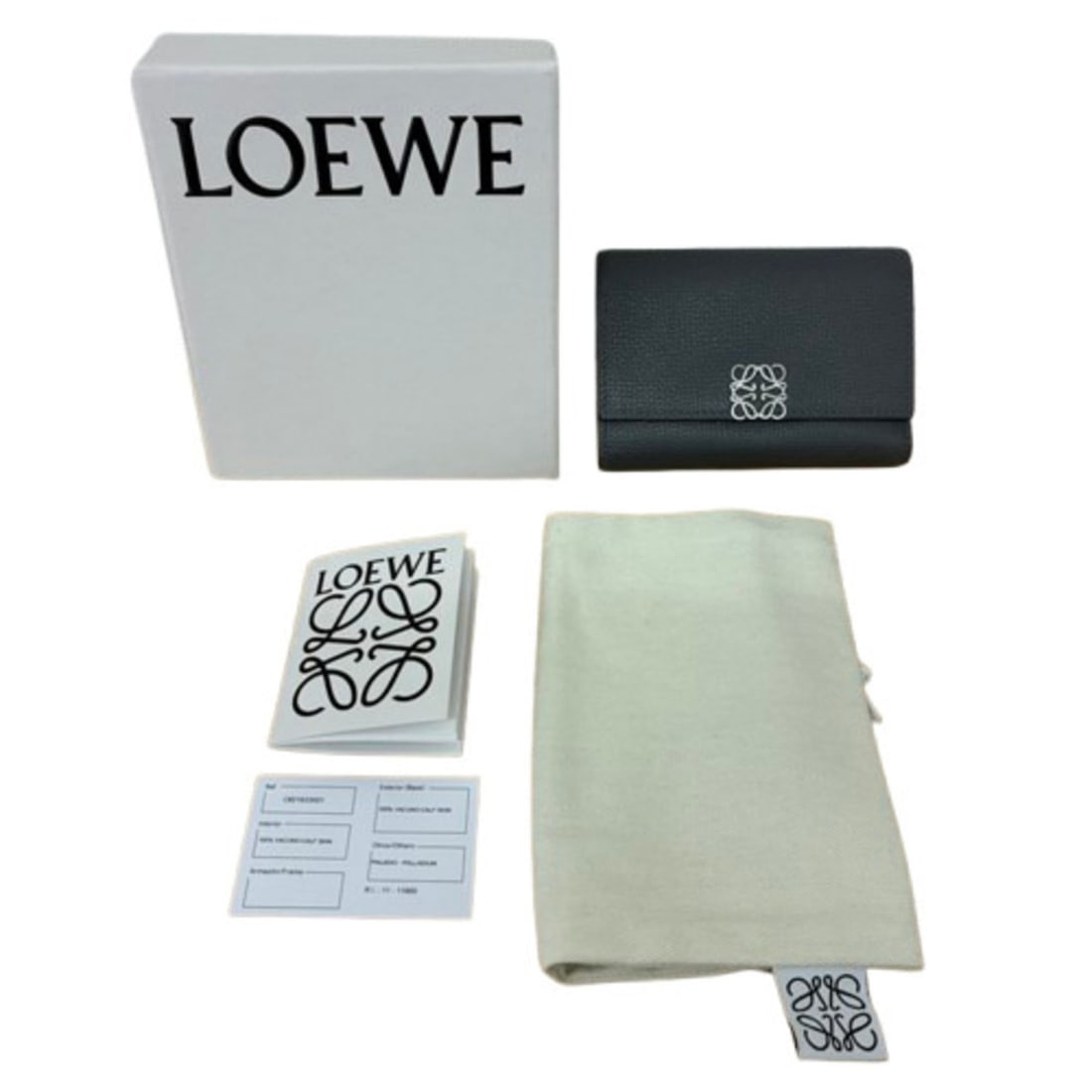 LOEWE trifold wallet, gray. - 10