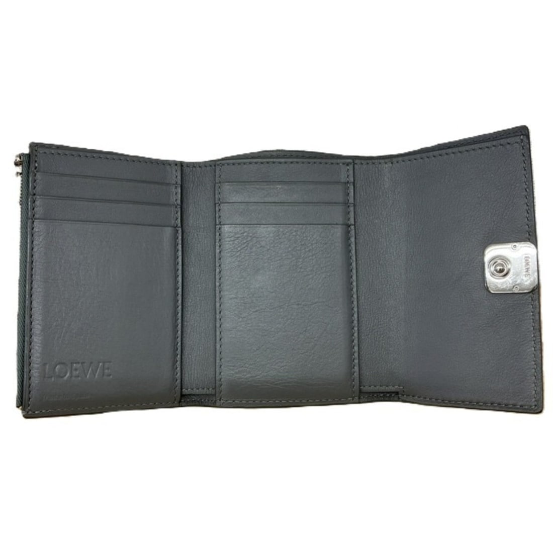 LOEWE trifold wallet, gray. - 5