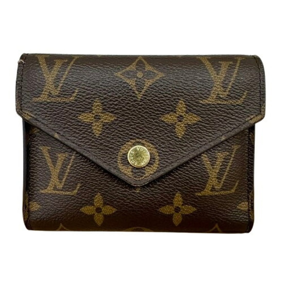 Louis Vuitton Monogram M62472 Portefeuille Victorine Compact Wallet Tri-fold Leather: --- Catalog ---Category: SizeSize (HxWxD): 9cm x 11.5cm x 2cm / 3.54'' x 4.52'' x 0.78''Category: DesignType: Wallet (tri-fold)Color: BrownGender: WomenMaterial: Leather Category: GeneralLine: