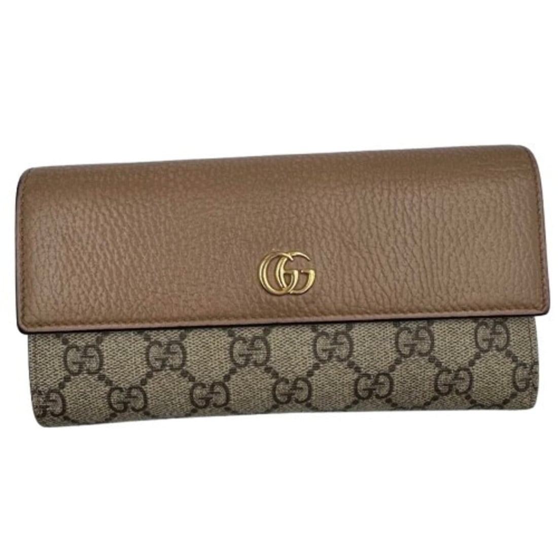 Gucci GG Marmont Long Wallet 456116: --- Catalog ---Category: SizeSize (HxWxD): 10cm x 19cm / 3.93'' x 7.48''Category: DesignType: Long wallet (bi-fold)Color: PinkGender: WomenMaterial: Leather Category: GeneralBrand: Gucci--- Item List 