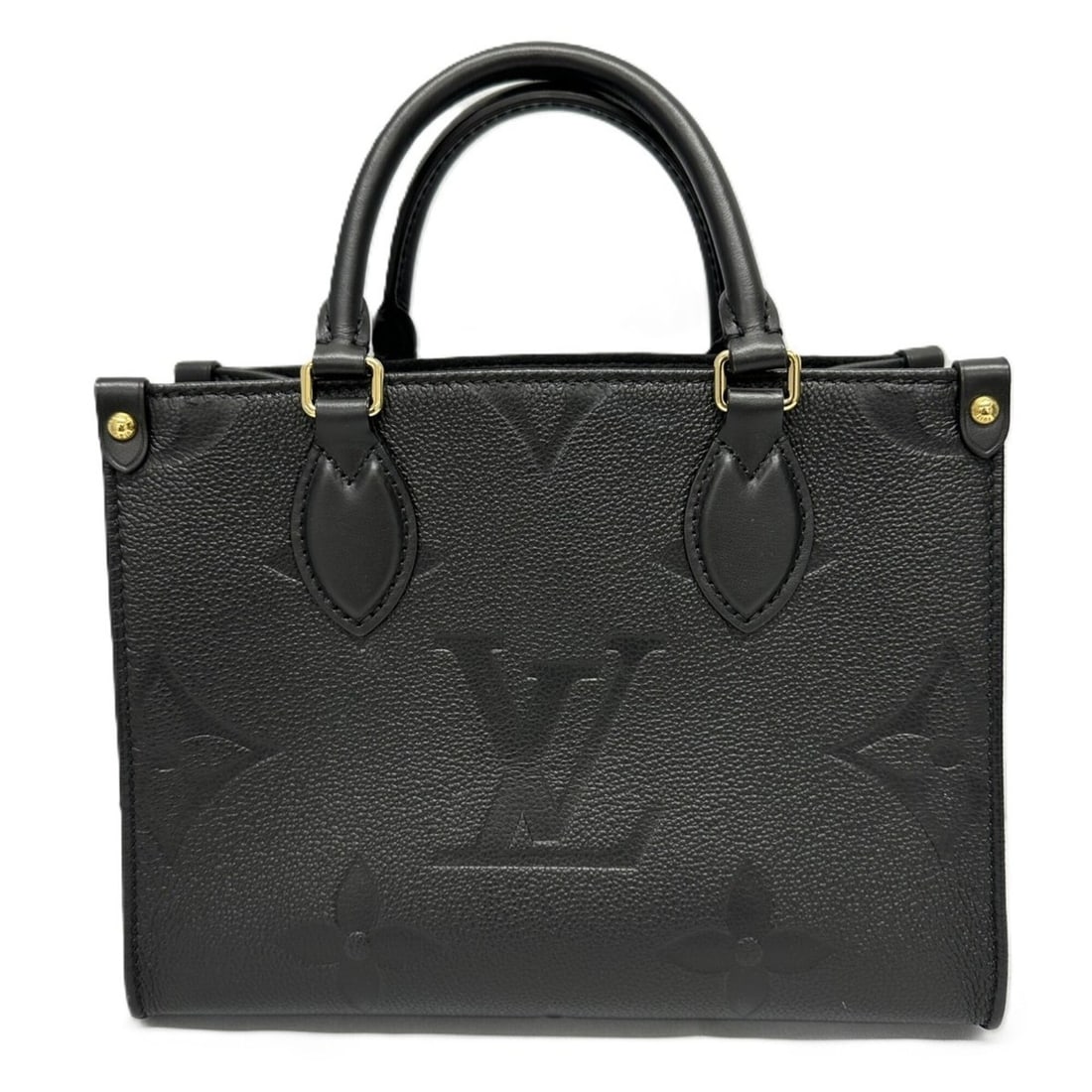 Louis Vuitton OnTheGo PM Monogram Empreinte Noir Handbag Shoulder Bag Black M45653 (1 of 10)