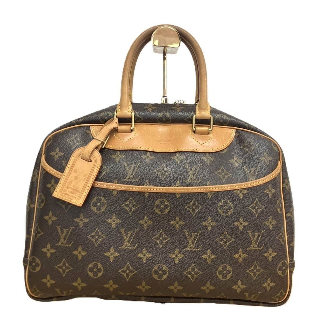 Louis Vuitton M47270 Monogram Deauville Handbag: --- Catalog ---Category: SizeSize (HxWxD): 27cm x 35cm x 14cm / 10.62'' x 13.77'' x 5.51''Category: DesignType: HandbagColor: BrownGender: WomenMaterial: PVC Category: GeneralLine: MonogramBrand: Loui
