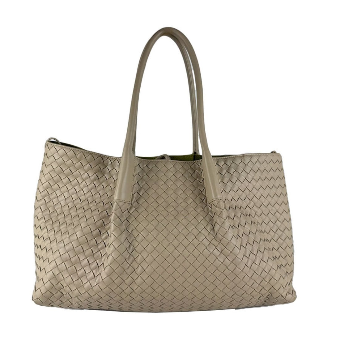 Bottega Veneta handbag/tote bag, Intrecciato leather, beige, men's/women's, z10904 (1 of 12)