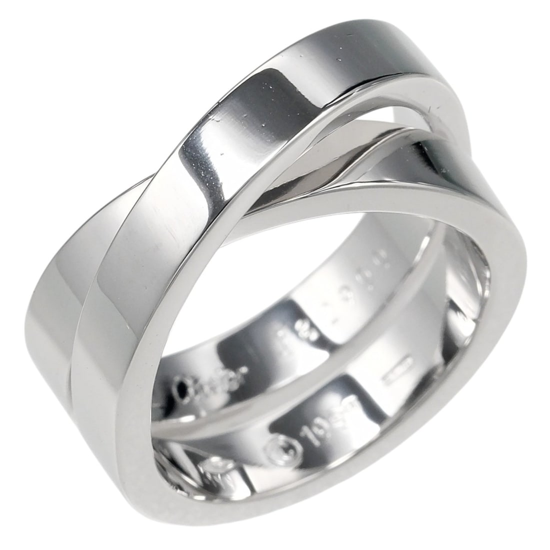 Cartier Paris Ring, Size 12, 18K White Gold, Approx. 15.84g: --- Catalog ---Category: SizeWidth: 8.7mm / 0.34''Weight: 15.84g / 0.55oz.JP Size: 12US Size: 6.5Inner Diameter: 17.00mm / 0.67''Category: DesignType: Band ringGender: WomenMaterial: White gold (18K)C