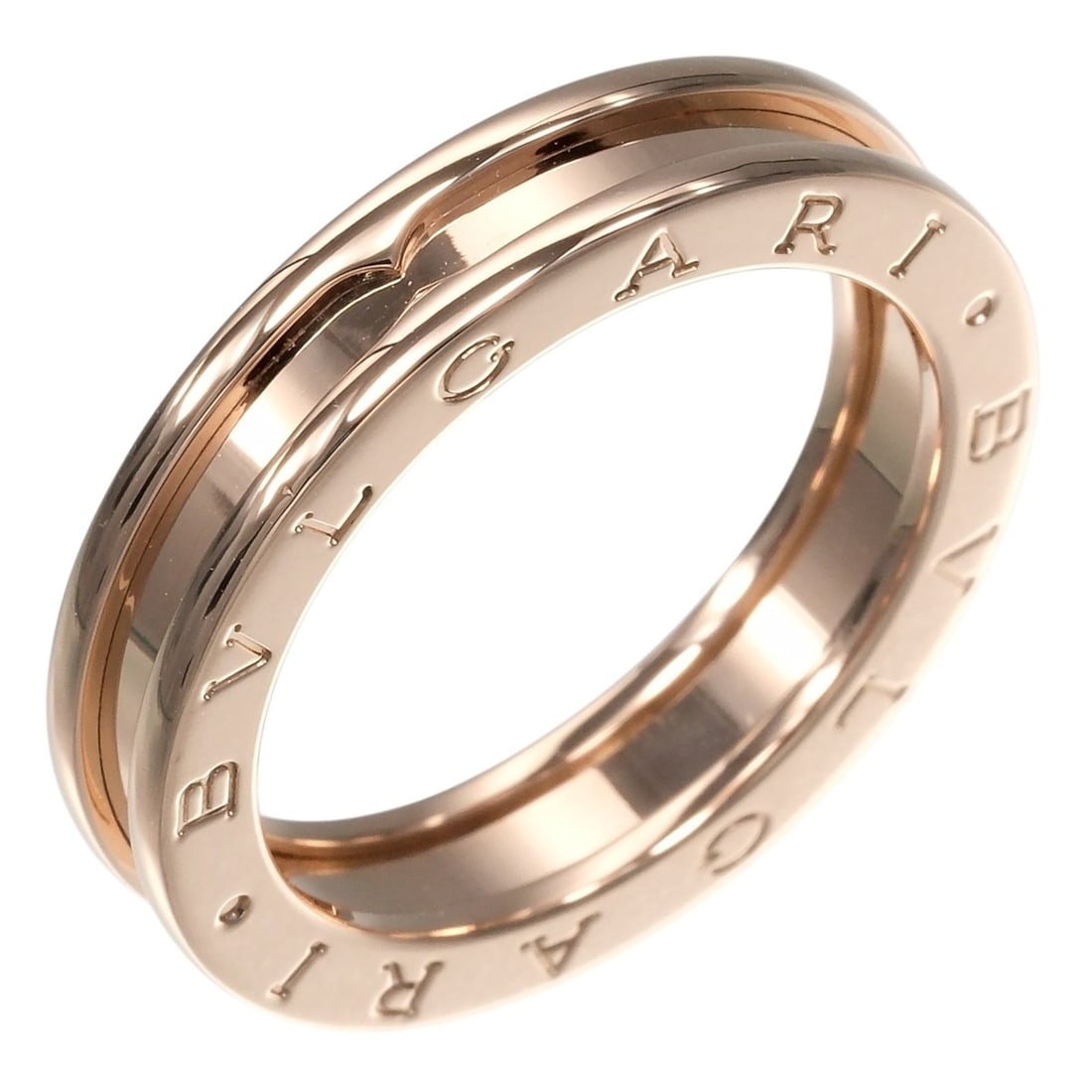 Bvlgari Bulgari B.ZERO1 XS Ring, Size 20, 18KPG Pink Gold, Approx. 8.3g.: --- Catalog ---Category: SizeWidth: 4.9mm / 0.19''Weight: 8.3g / 0.29oz.JP Size: 20US Size: 10Inner Diameter: 19.45mm / 0.77''Category: DesignType: Band ringGender: MenMaterial: Pink gold (18K)Categor