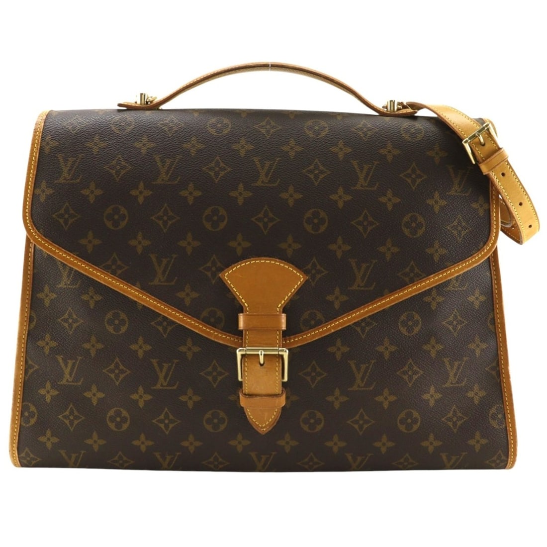 Louis Vuitton Beverly Handbag, 2-Way Shoulder Bag, M51121, Monogram Canvas, 1996, Brown, SL0916,: --- Catalog ---Category: SizeWeight: 1.2kg / 2.64lb.Strap Drop: 52cm / 20.47''Handle Drop: 3.50cm / 1.38''Size (HxWxD): 32cm x 43.5cm x 11cm / 12.59'' x 17.12'' x 4.33''Category: DesignType: HandbagCo