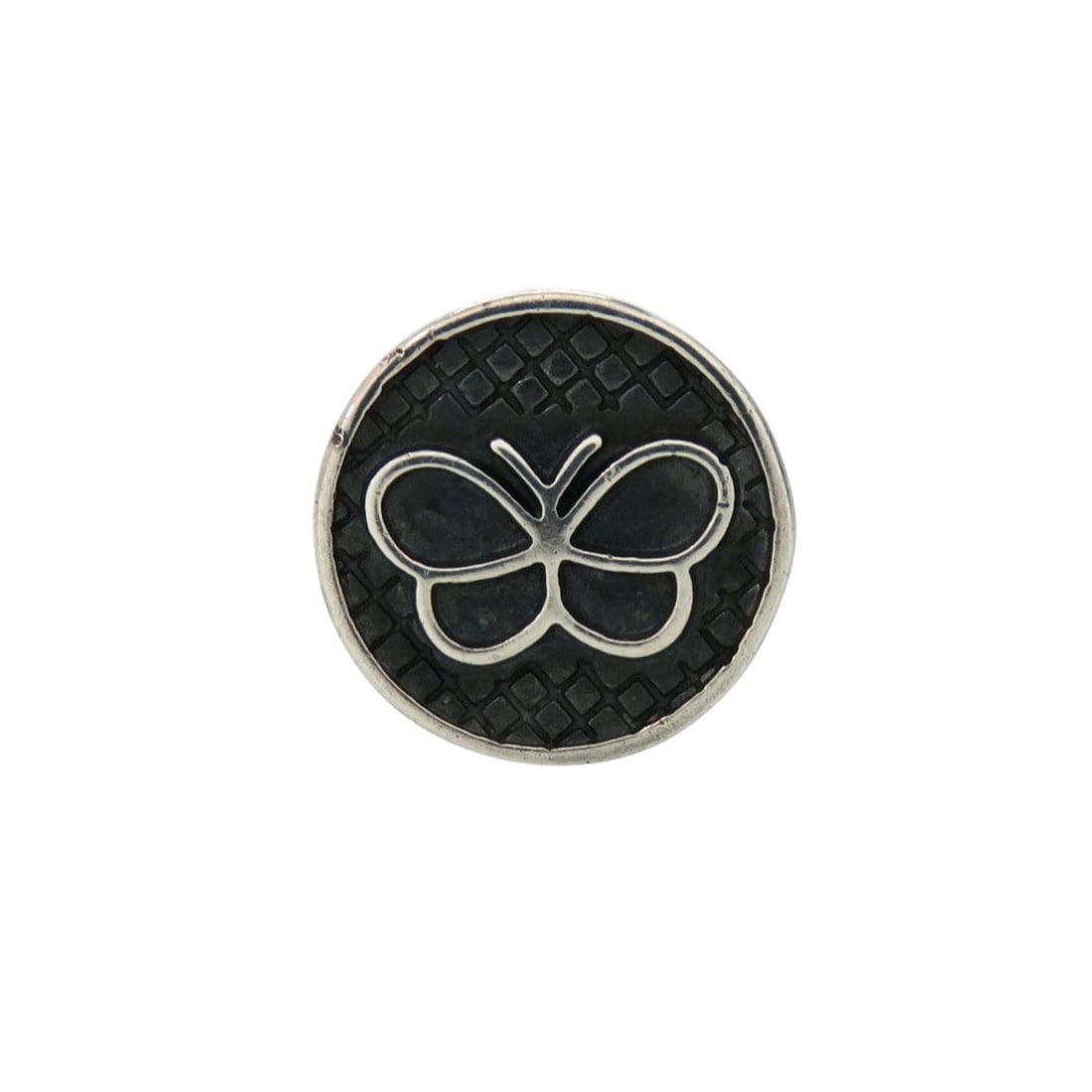 Bottega Veneta Butterfly Tie Tack Pin Brooch Metal Silver 1461BOTTEGAVENETA: --- Catalog ---Category: DesignType: Pin broochColor: SilverGender: WomenMaterial: MetalCategory: GeneralBrand: Bottega VenetaCountry of Origin: Italy--- Item List ---Section: ConditionRanking: Rank A