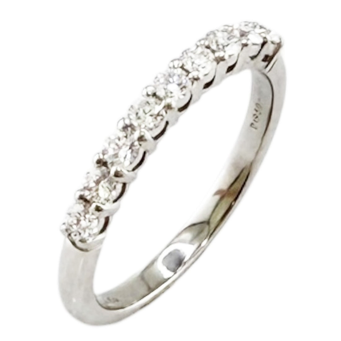 Tiffany & Co. Ring, Platinum, Diamond, Women's, Pre-owned: --- Catalog ---Category: SizeJP Size: 9US Size: 5Category: DesignType: Band ringColor: SilverGender: WomenMaterial: Platinum 950Category: GeneralBrand: Tiffany--- Item List ---Section: ConditionRankin
