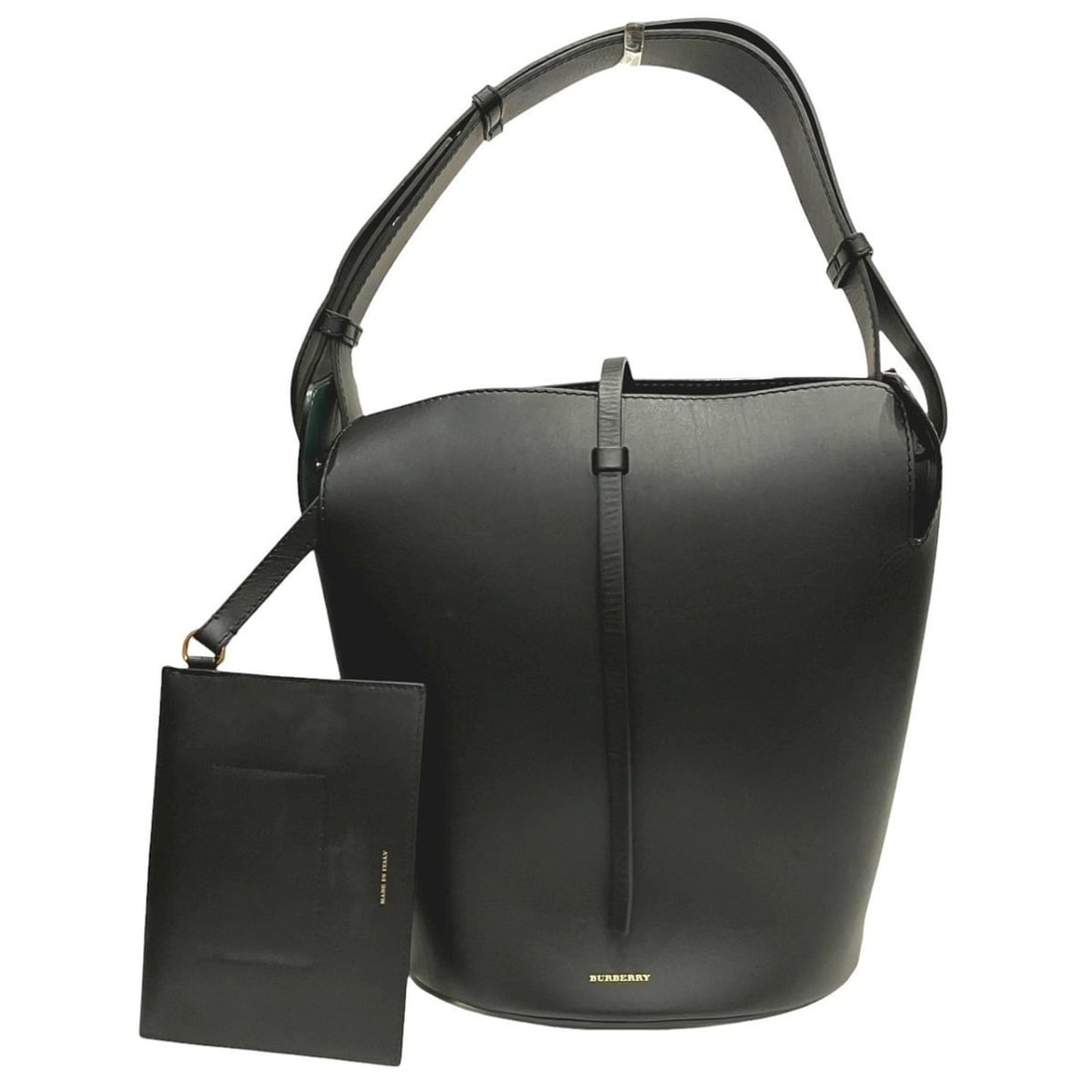 Burberry BURBERRY Shoulder Bag Leather 4075890: --- Catalog ---Category: SizeSize (HxWxD): 33cm x 18.5cm / 12.99'' x 7.28''Category: DesignType: Pouch, Shoulder bagColor: BlackGender: WomenMaterial: Leather Category: GeneralMPN: 4075890Brand: Burbe