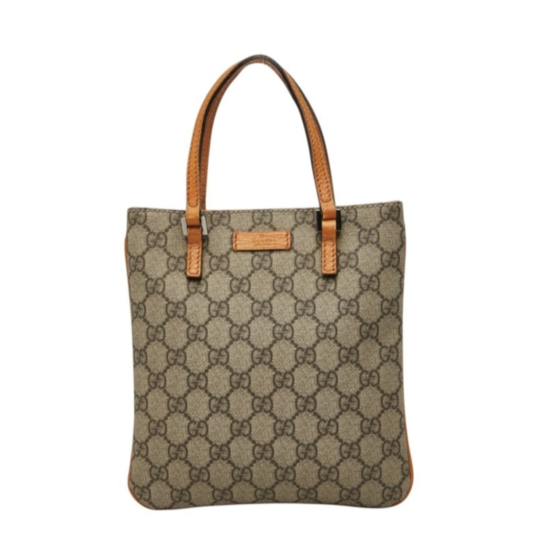 Gucci GG Supreme Handbag Mini Tote Bag 114600 Beige Orange Leather Women's GUCCI: --- Catalog ---Category: SizeSize (HxWxD): 21cm x 20cm x 2cm / 8.26'' x 7.87'' x 0.78''Category: DesignType: HandbagColor: Beige, OrangeGender: WomenMaterial: PVC , Leather Category: GeneralMPN: 11460