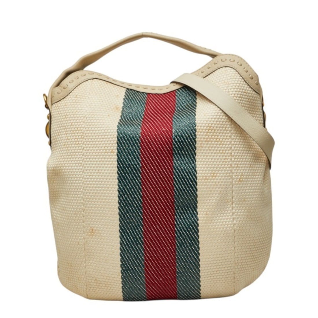 Gucci Sherry Line Tote Bag Shoulder 2WAY 269933 Ivory Canvas Women's GUCCI: --- Catalog ---Category: SizeSize (HxWxD): 36cm x 37cm x 10cm / 14.17'' x 14.56'' x 3.93''Category: DesignType: Shoulder bag, Tote bagColor: IvoryGender: WomenMaterial: Canvas Category: GeneralMPN: 26