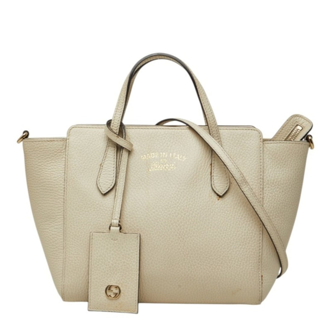 Gucci Swing Mini Handbag Shoulder Bag 2WAY 368827 Ivory Leather Women's GUCCI: --- Catalog ---Category: SizeSize (HxWxD): 19cm x 31cm x 10cm / 7.48'' x 12.2'' x 3.93''Category: DesignType: Handbag, Shoulder bagColor: IvoryGender: WomenMaterial: Leather Category: GeneralMPN: 3688