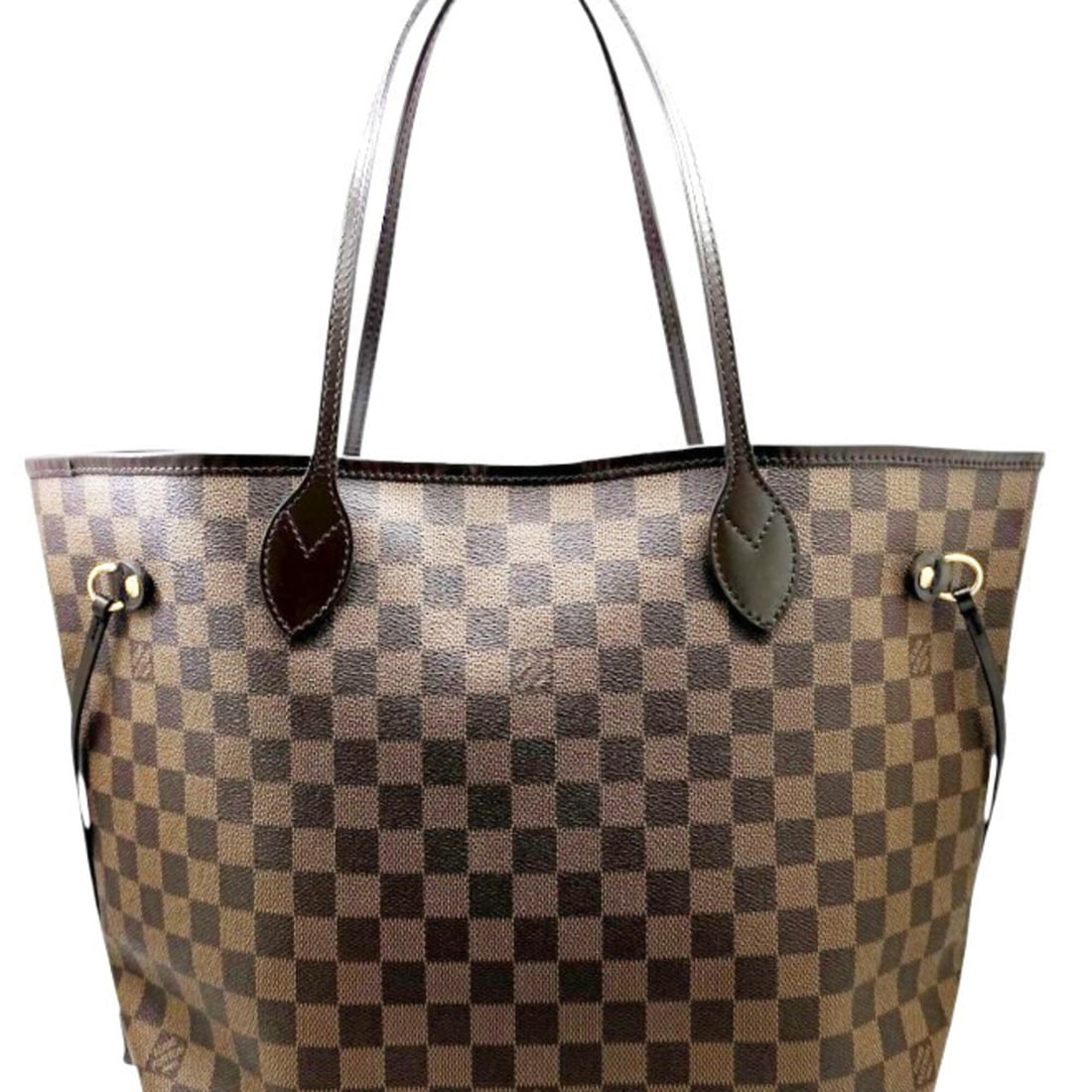 LOUIS VUITTON Damier Neverfull MM N51105 Ebene Tote Bag for Men and Women: --- Catalog ---Category: SizeSize (HxWxD): 29cm x 32cm x 15cm / 11.41'' x 12.59'' x 5.9''Category: DesignType: Tote bagColor: BrownGender: Men,WomenMaterial: Damier Canvas Category: GeneralBrand: Loui