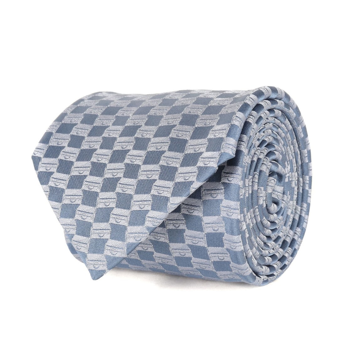 LOUIS VUITTON Louis Vuitton tie, Damier pattern, silk light blue, made in Italy, men's.: --- Catalog ---Category: SizeWidth: 10cm / 3.93''Total Length: 146cm / 57.48''Category: DesignType: CravatColor: Light blueGender: MenMaterial: Silk Category: GeneralBrand: Louis VuittonCountry of Ori