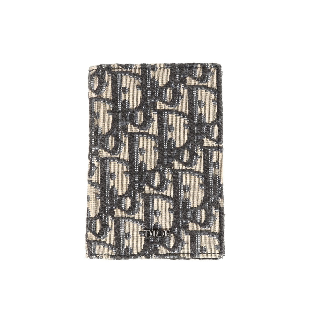 Christian Dior Dior Oblique Jacquard Canvas Card Case, Beige x Navy, Men's: --- Catalog ---Category: DesignType: Card caseColor: Beige, NavyGender: Men,WomenMaterial: Cotton , Leather Category: GeneralBrand: Christian DiorCountry of Origin: ItalyCategory: Physical PropertiesS