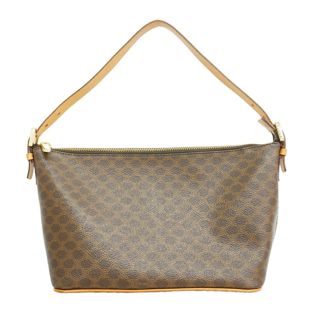 Celine Macadam Brown Handbag for Women: --- Catalog ---Category: SizeSize (HxWxD): 16.5cm x 22.5cm x 11cm / 6.49'' x 8.85'' x 4.33''Category: DesignType: HandbagColor: BrownGender: WomenMaterial: PVC Hardware Color: GoldCategory: GeneralBra