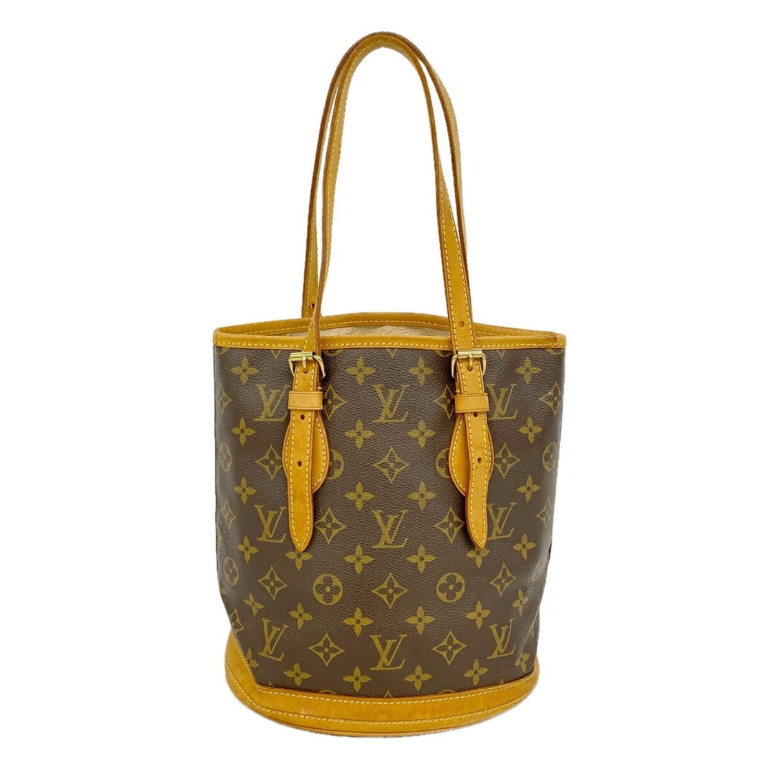 Louis Vuitton Monogram Bucket PM Tote Bag M42238 Brown (Women's): --- Catalog ---Category: SizeSize (HxWxD): 26cm x 23cm x 15.5cm / 10.23'' x 9.05'' x 6.1''Category: DesignType: Tote bagColor: BrownGender: WomenCategory: GeneralMPN: M42238Brand: Louis Vuitton--- Ite