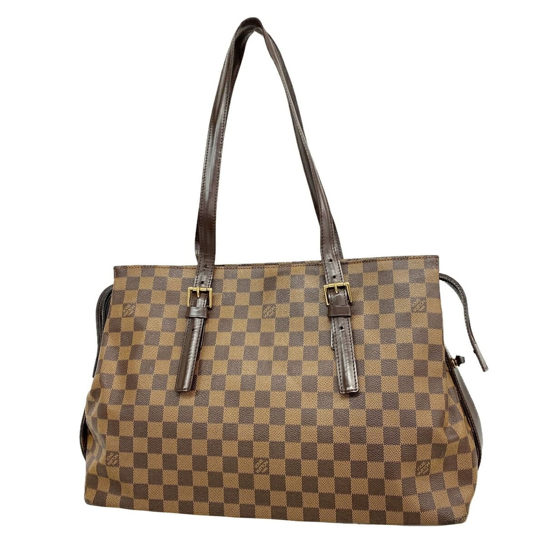 Louis Vuitton Damier Chelsea Tote Bag N51119 (Women's): --- Catalog ---Category: SizeSize (HxWxD): 28cm x 40.5cm x 15cm / 11.02'' x 15.94'' x 5.9''Category: DesignType: Tote bagColor: Damier CanvasGender: WomenCategory: GeneralMPN: N51119Brand: Louis Vuitt
