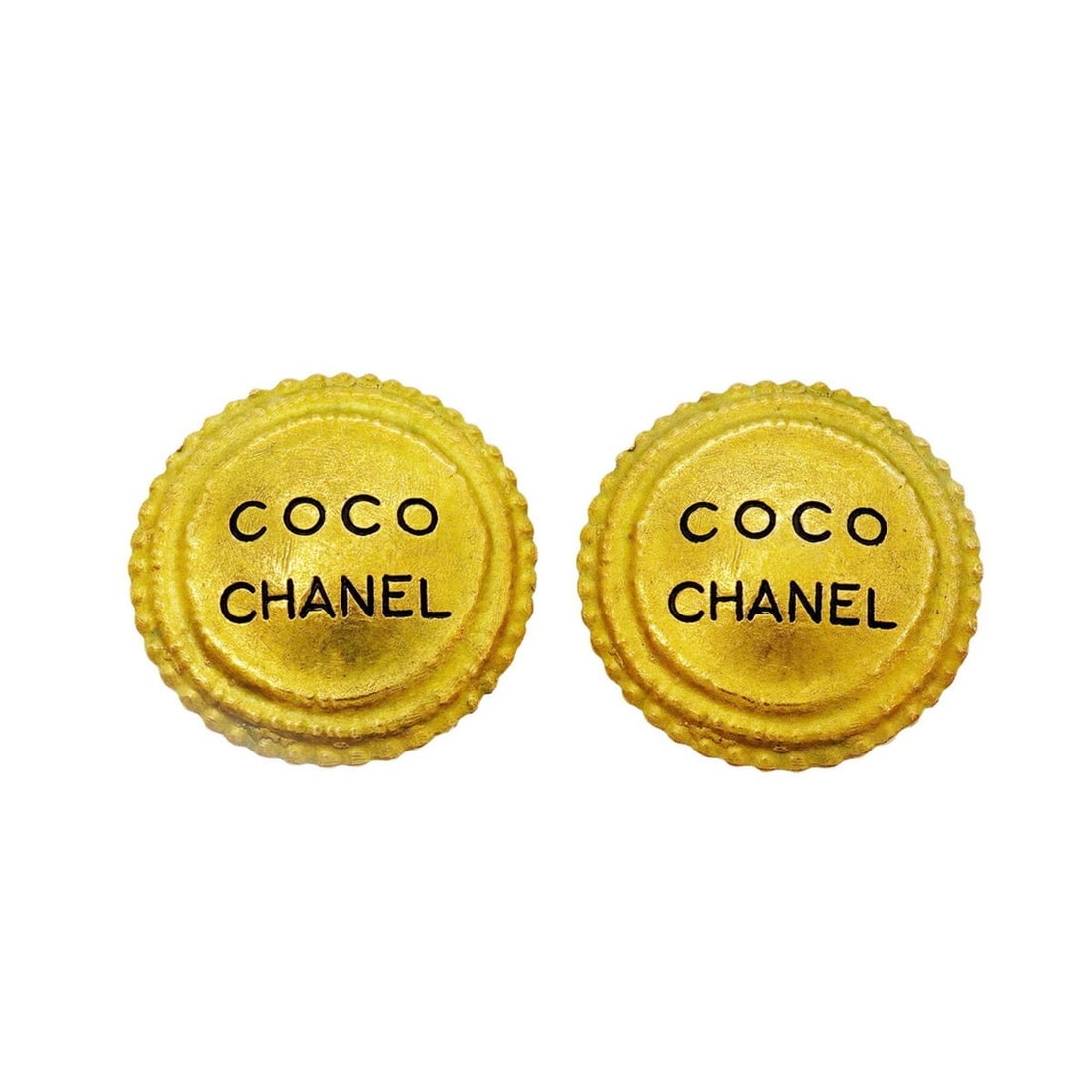 Chanel Earrings, GP Plated Gold, Women's: --- Catalog ---Category: SizeSize (HxWxD): 33.40mm x 33.40mm / 1.31'' x 1.31''Category: DesignType: Clip earringsColor: GoldGender: WomenMaterial: Gold platingCategory: GeneralBrand: Chanel--- Item Li