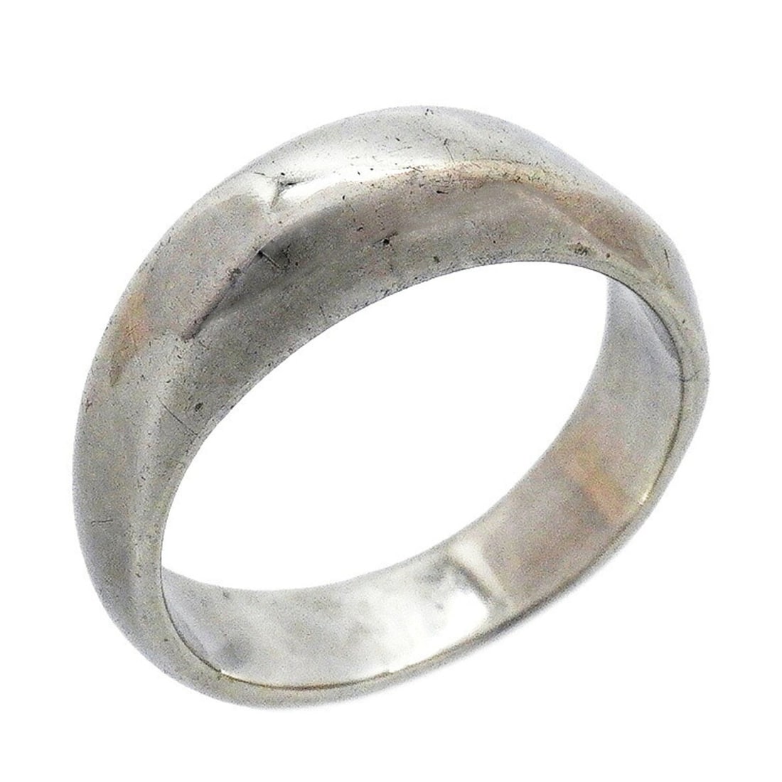 Tiffany & Co. Knife Edge Ring, Sterling Silver 925, Size 8, Women's: --- Catalog ---Category: SizeJP Size: 8US Size: 4.5Category: DesignType: Band ringGender: WomenMaterial: Silver 925Category: GeneralBrand: Tiffany--- Item List ---Section: ConditionRanking: Rank AB Us