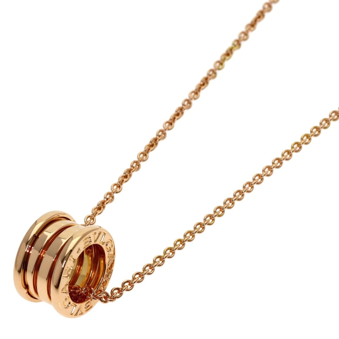 BVLGARI B-zero1 Necklace, 18K Pink Gold, Women's: --- Catalog ---Category: SizePendant Size: 14.8mm x 9mm / 0.58'' x 0.35''Neck Circumference: 44 cm / 17.32''Category: DesignGender: WomenMaterial: Pink gold (18K)Necklace Type: NecklaceCategory: Gener