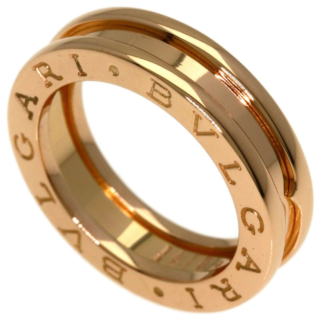 BVLGARI B-zero1 1-band ring #46, 18K pink gold, women's.: --- Catalog ---Category: SizeJP Size: 6US Size: 3.5Category: DesignType: Band ringGender: WomenMaterial: Pink gold (18K)Category: GeneralBrand: Bvlgari--- Item List ---Section: ConditionRanking: Rank 