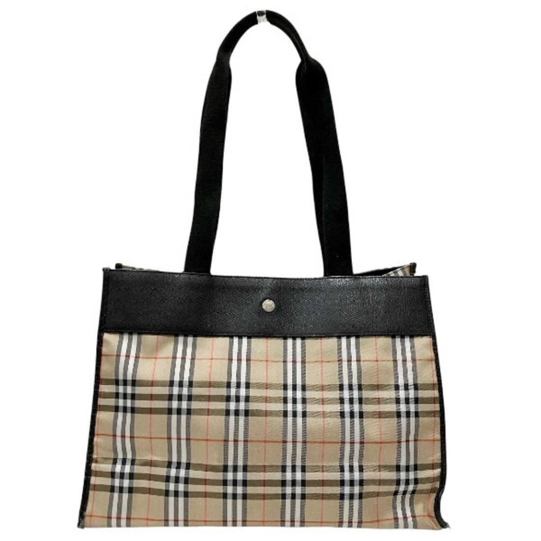 Burberry Nova Check Tote Bag for Women: --- Catalog ---Category: SizeSize (HxWxD): 24cm x 30cm x 11cm / 9.44'' x 11.81'' x 4.33''Category: DesignType: Tote bagColor: Beige, BlackGender: WomenMaterial: Nylon Category: GeneralBrand: Burberry-