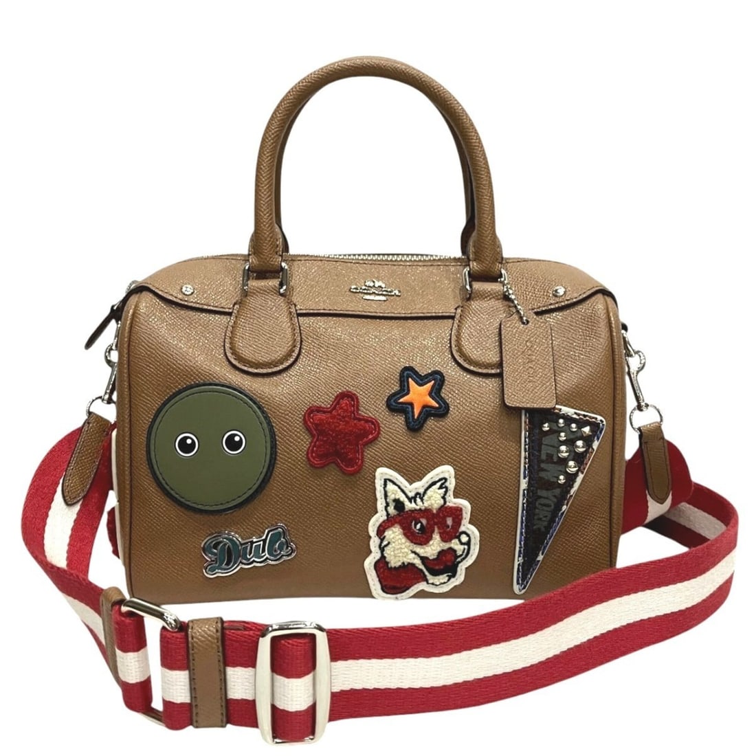 Coach Mini Bennett Satchel Handbag, Leather, F11897: --- Catalog ---Category: SizeSize (HxWxD): 16cm x 23cm x 12cm / 6.29'' x 9.05'' x 4.72''Category: DesignType: HandbagColor: BrownGender: WomenMaterial: Leather Category: GeneralMPN: F11897Brand: