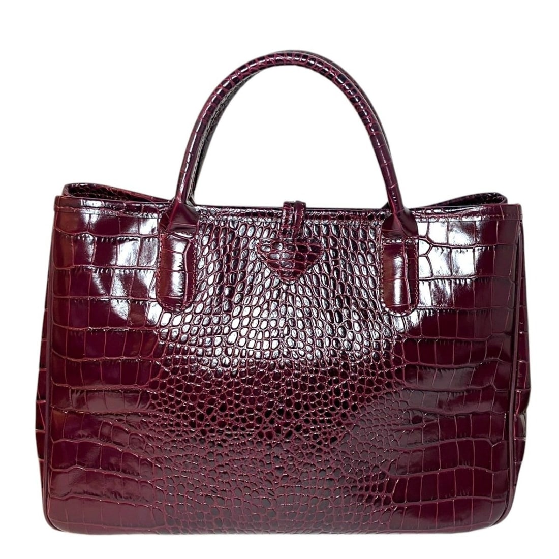 Longchamp Roseau handbag, embossed leather - 2