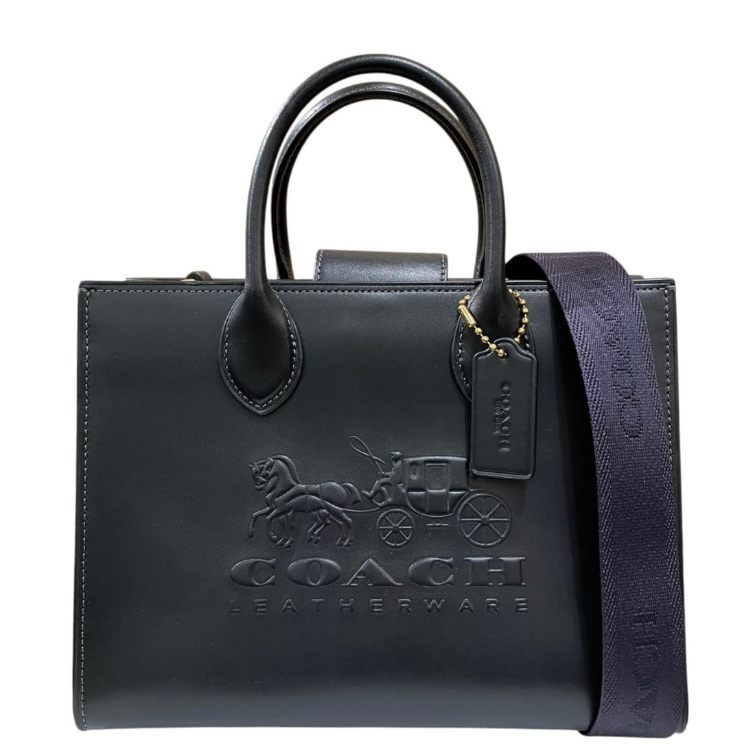 Coach Ace Tote 26 Handbag Leather CR681: --- Catalog ---Category: SizeSize (HxWxD): 8.5cm x 26cm x 12cm / 3.34'' x 10.23'' x 4.72''Category: DesignType: HandbagColor: BlackGender: WomenMaterial: Leather Category: GeneralMPN: CR681Brand: Coac