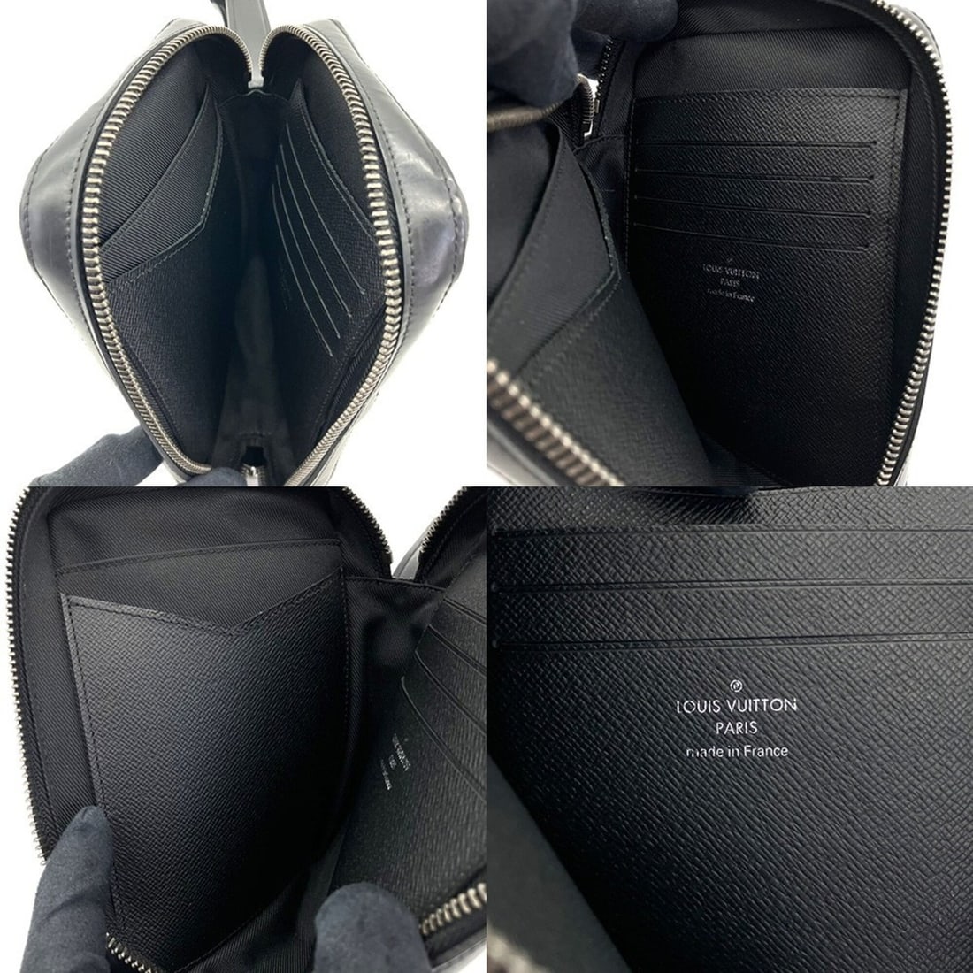Louis Vuitton Monogram Eclipse Box Clutch M61872 Black - 7