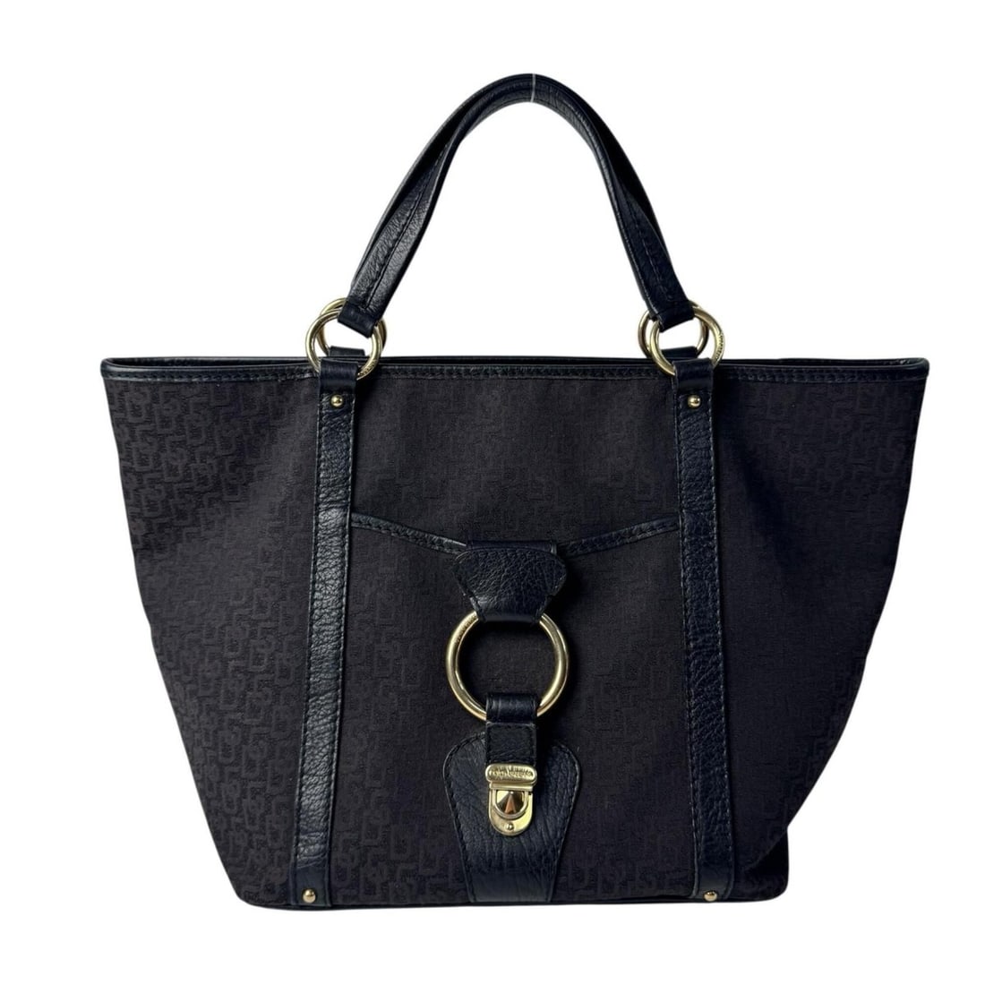 Dolce & Gabbana D&G Logo Canvas Leather Vintage Tote Bag for Women: --- Catalog ---Category: SizeSize (HxWxD): 28cm x 44cm x 20cm / 11.02'' x 17.32'' x 7.87''Category: DesignType: Handbag, Tote bagColor: Dark brownGender: WomenMaterial: Canvas , Leather Category: Gene