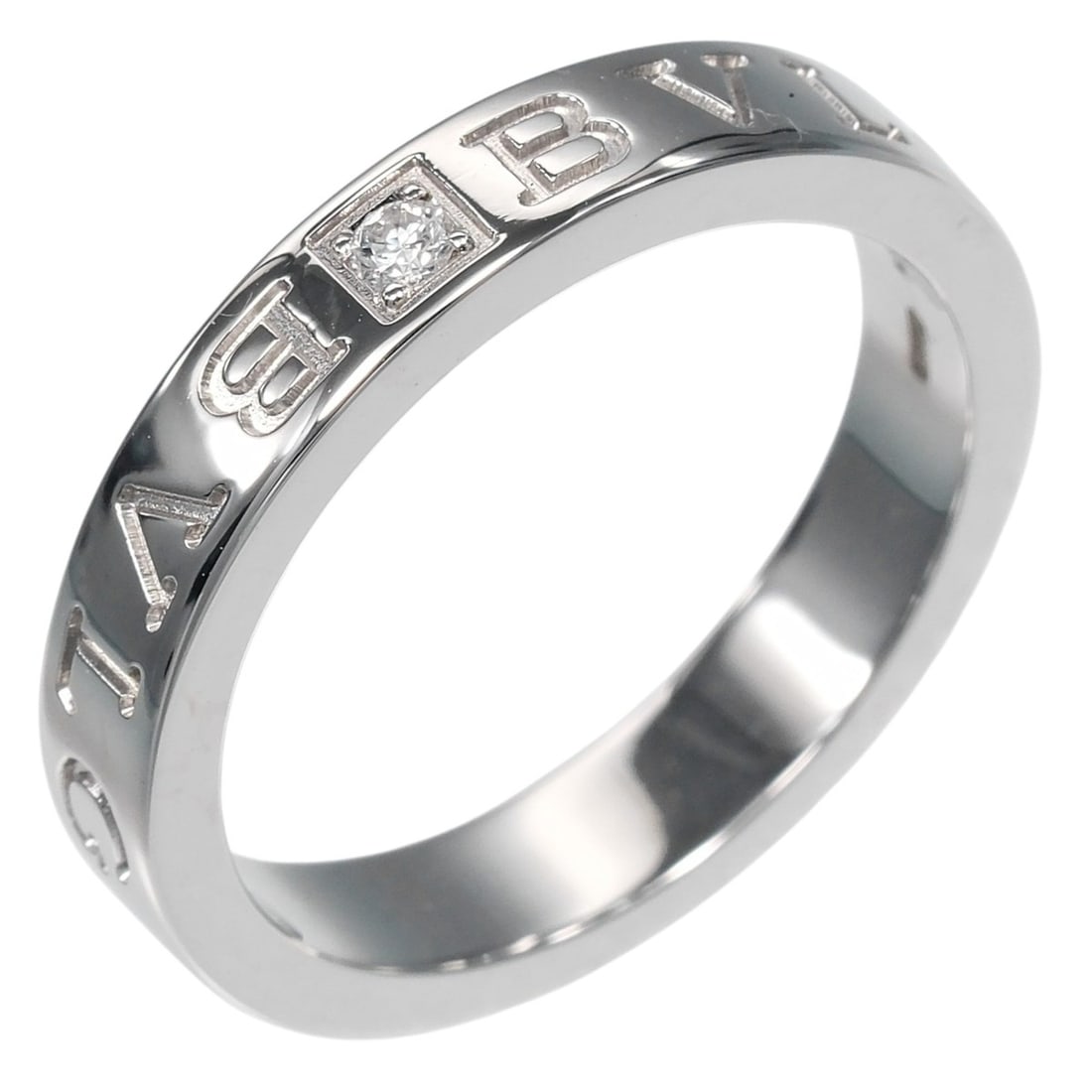 Bulgari B.ZERO1 Essential Ring, Size 17, 18K White Gold, Diamond, Approx. 7.37g, BVLGARI: --- Catalog ---Category: SizeJP Size: 17US Size: 8.5Category: DesignType: Band ringGender: MenMaterial: White gold (18K)Category: GeneralBrand: Bvlgari--- Item List ---Section: ConditionRanking: Rank 