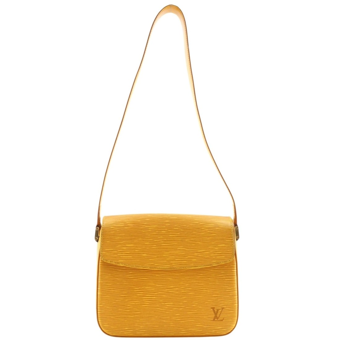 Louis Vuitton Bushi Shoulder Bag M52209 Epi Leather Tassili Yellow (Yellow) Magnetic Closure - (1 of 20)