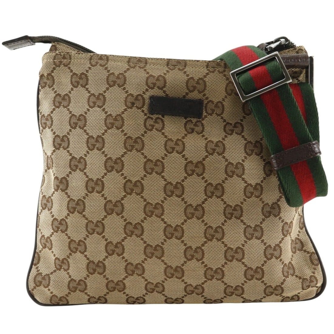 Gucci Sherry Line Shoulder Bag 146309 GG Canvas Brown Crossbody (Unisex) (1 of 17)