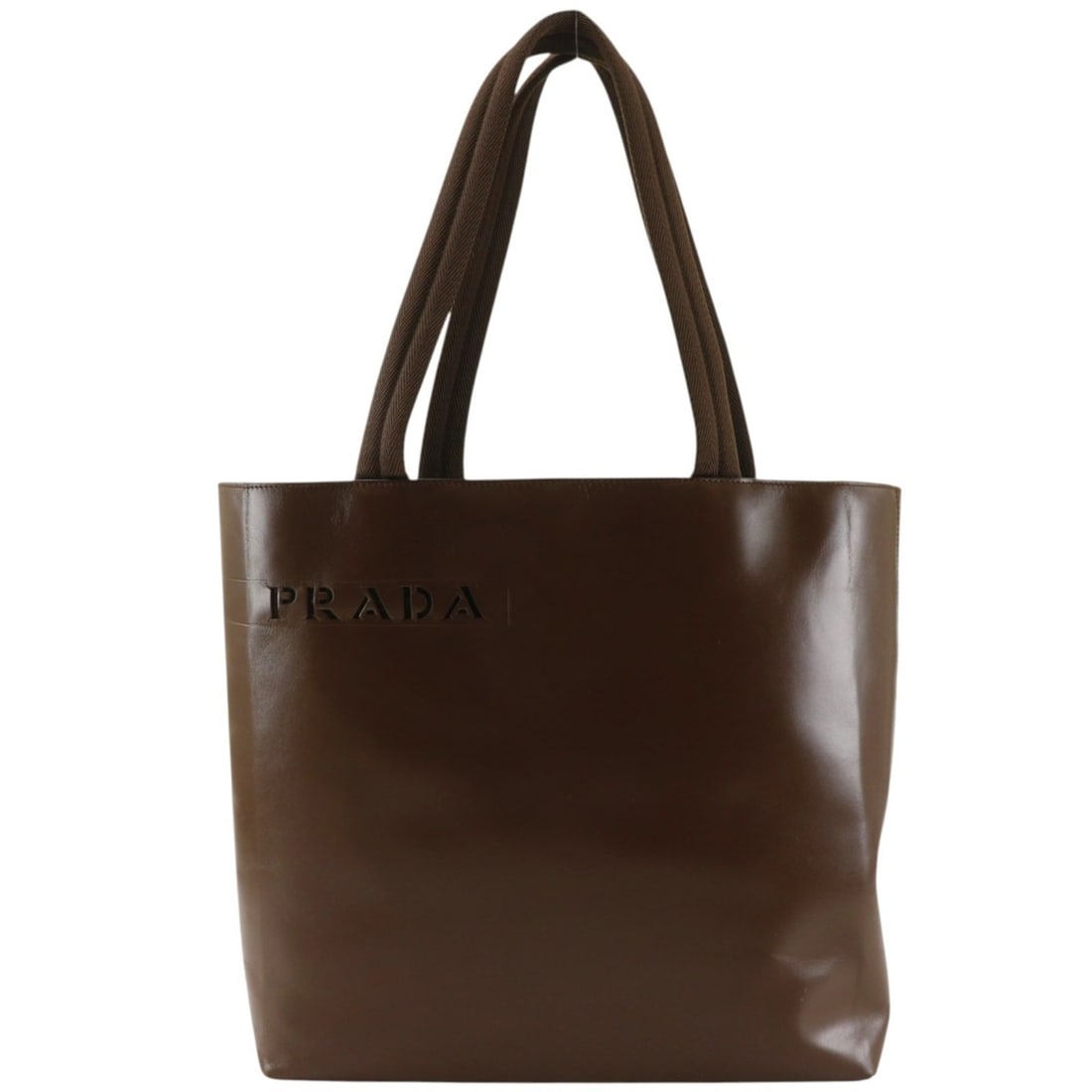 Prada PRADA Logo Tote Bag B9314 Leather Brown A4 Women's: --- Catalog ---Category: SizeSize (HxWxD): 28cm x 30cm x 10.5cm / 11.02'' x 11.81'' x 4.13''Category: DesignType: Tote bagColor: BrownGender: WomenMaterial: Leather Category: GeneralBrand: Prada--- It