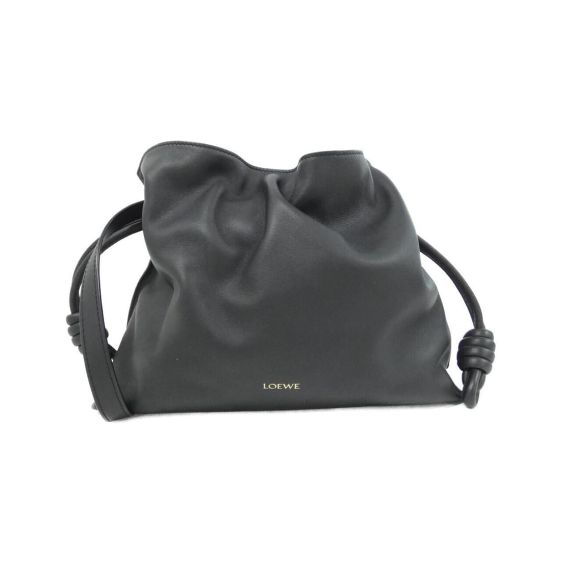 Loewe Flamenco Clutch Medium A411FC1XBF Handbag: --- Catalog ---Category: SizeSize (HxWxD): 25cm x 30cm x 9cm / 9.84'' x 11.81'' x 3.54''Category: DesignType: HandbagColor: BlackGender: WomenMaterial: Leather Leather/Fur Type: CalfskinCategory: Gene