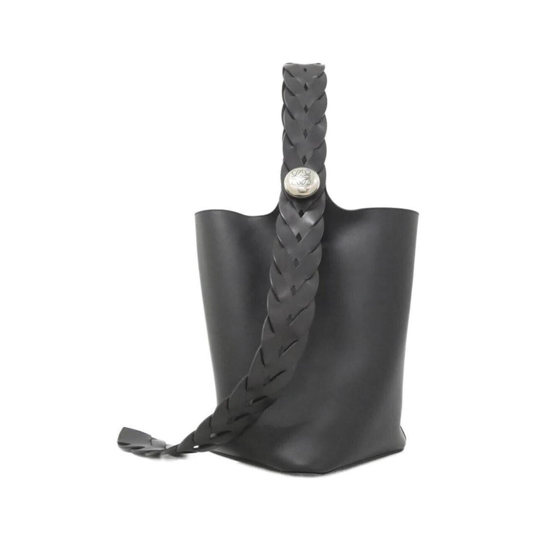 Loewe Pebble Bucket Bag Large BANBBBHX03 Shoulder: --- Catalog ---Category: SizeSize (HxWxD): 33cm x 28cm x 28cm / 12.99'' x 11.02'' x 11.02''Category: DesignType: Shoulder bagColor: BlackGender: Women,MenMaterial: Leather Category: GeneralMPN: BANBBB