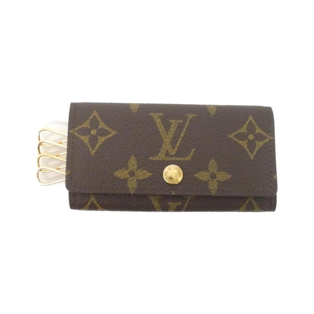 Louis Vuitton Monogram Multicles M69517 Key Case: --- Catalog ---Category: DesignType: KeycaseColor: BrownGender: Women,MenMaterial: Coated canvas Category: GeneralMPN: M69517Brand: Louis VuittonCategory: Physical PropertiesSize (HxWxD): 6cm x 11cm x