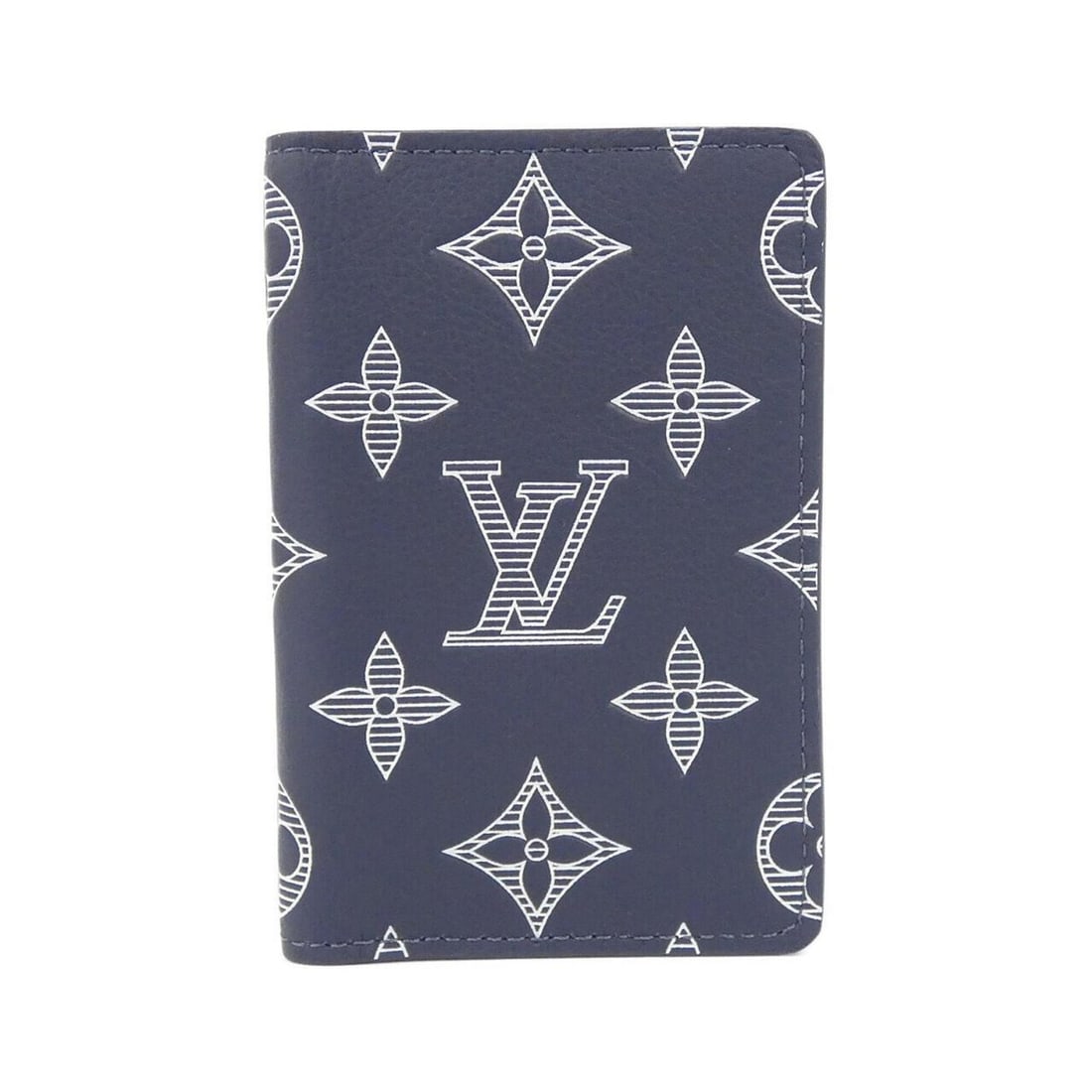 Louis Vuitton Monogram Shadow Organizer de Poche M83378 Business Card Holder/Card Case: --- Catalog ---Category: DesignType: Card caseColor: Blue, MarineGender: Women,MenMaterial: Leather Leather/Fur Type: Calf leatherCategory: GeneralMPN: M83378Brand: Louis VuittonCategory: Physical Pro